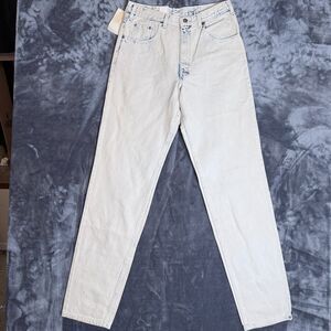 Vintage New With Tag Weekends Jeans Size 33X36 Inigo Whiteout Straight Leg